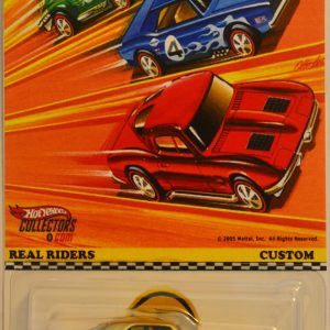 Hot Wheels ’69 Camaro Gold Custom-Made with White Real Rider Rubber Wheels Collectors Edition Real Riders Series 1:64 Scale Collectible Die Cast Model Car