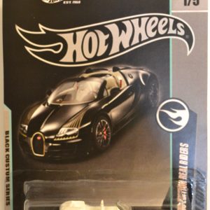 Hot Wheels ’69 Camaro Black Series Custom-Made Collectors Edition 1:64 Scale Collectible Die Cast Model Car w/Real Rider Rubber Wheels