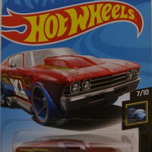 Colored 69 Chevelle Hot Wheels HW ‘X-Raycers’ Series 1:64 Scale Collectible Die Cast Model Car #7/10