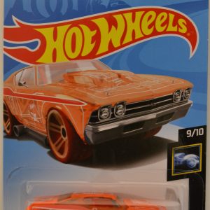 Hot Wheels   ’69 Chevelle Orange HW X-Raycers Series 1:64 Scale Collectible Die Cast Model Car