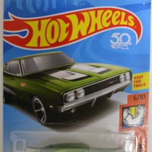 Hot Wheels ’69 Dodge Charger 500 Green HW Muscle Mania Series 1:64 Scale Collectible Die Cast Model Car