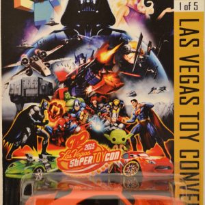 Hot Wheels ’69 Dodge Charger 500 Orange Custom-Made with Real Rider Rubber Wheels Exclusive Car Edition Las Vegas Toy Convention Series 1:64 Scale Collectible Die Cast Model Car