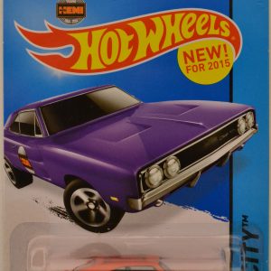’69 Dodge Charger 500 Orange Custom-Made Hot Wheels with Redline Real Rider Rubber Wheels Limited Edition Las Vegas Super Toy Convention 2015 Series 1:64 Scale Collectible Die Cast Model Car