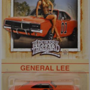 ’69 Dodge Charger 500 Red Custom-Made Hot Wheels with Whitewall Real Rider Rubber Wheels Limited Edition The Dukes of Hazzard General Lee Series 1:64 Scale Collectible Die Cast Model Car