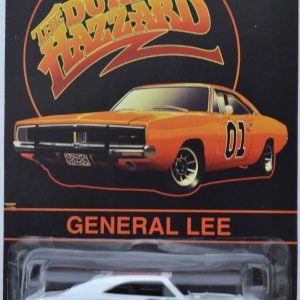 Hot Wheels ’69 Dodge Charger 500 White Custom-Made with Whitewall Real Rider Rubber Wheels Limited Edition The Dukes of Hazzard General Lee Series 1:64 Scale Collectible Die Cast Model Car