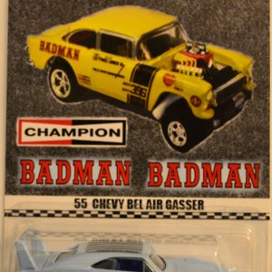 Hot Wheels ’69 Dodge Charger Daytona Custom-Made Real Rider Rubber Wheels Badman Edition Series 1:64 Scale Collectible Die Cast Model Car