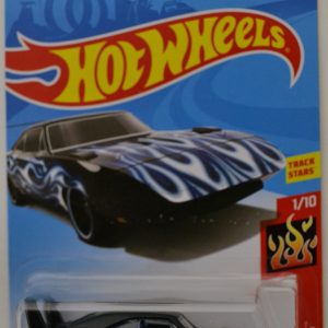Hot Wheels ’69 Dodge Charger Daytona Black 2018 HW Flames Series 1:64 Scale Collectible Die Cast Model Car