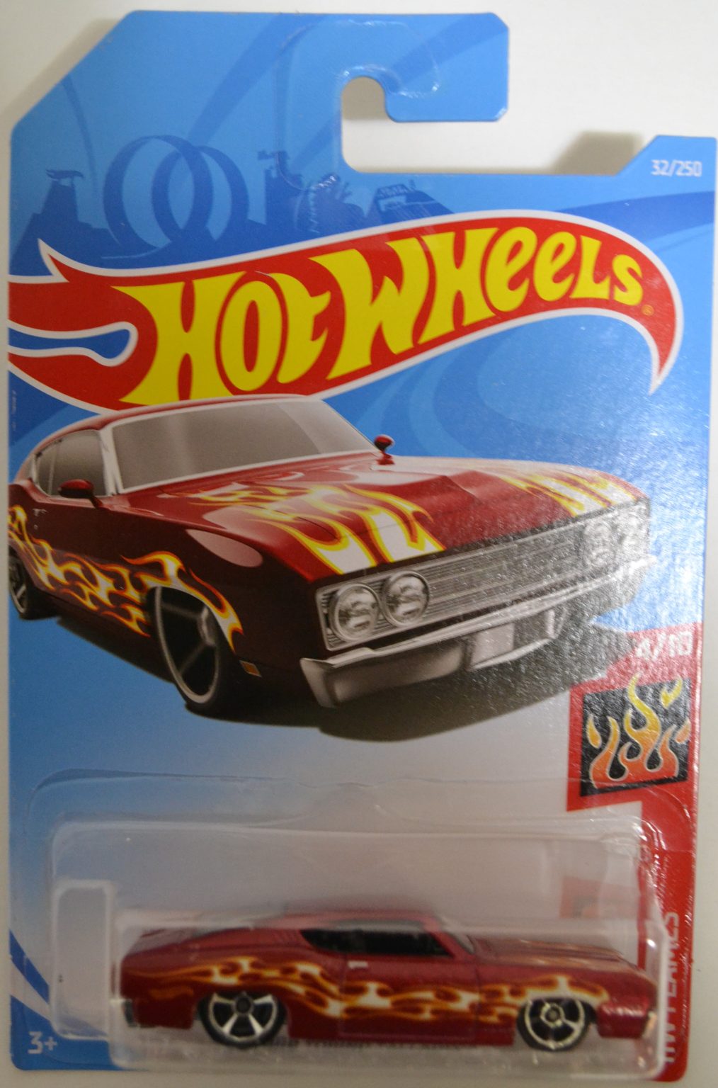 Hot Wheels 2019 Hw Flames 4/10 – ’69 Ford Torino Talladega (Red ...