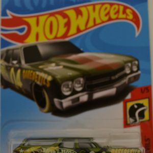 Hot Wheels 2018 Hw Daredevils 1/5 – ’70 Chevelle SS Wagon (Dark Green)