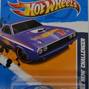 Hot Wheels Blue 70 Dodge Challenger HW ‘Racing’ Series 1:64 Scale Collectible Die Cast Model Car