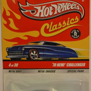 Hot Wheels Compatible ’70 Hemi Challenger Green 4 of 30 Special Paint HW Classics Series 5 1:64 Scale Collectible Die Cast Model Car