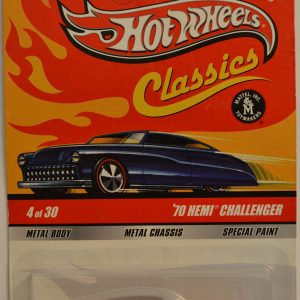 Hot Wheels Compatible ’70 Hemi Challenger Red 4 of 30 Special Paint HW Classics Series 5 1:64 Scale Collectible Die Cast Model Car