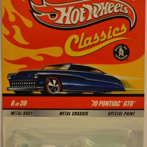 Hot Wheels Compatible ’70 Pontiac GTO Green 8 of 30 Special Paint HW Classics Series 5 1:64 Scale Collectible Die Cast Model Car