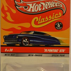 Hot Wheels Compatible ’70 Pontiac GTO Purple 8 of 30 Special Paint HW Classics Series 5 1:64 Scale Collectible Die Cast Model Car
