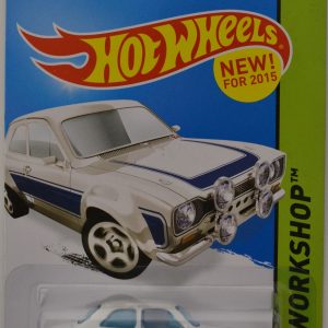 Hot Wheels, 2015 HW Workshop, ’70 Ford Escort RS1600 [White] Die-Cast Vehicle #221/250 by Hot Wheels