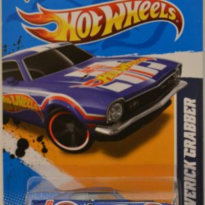 Hot Wheels Compatible ’71 Maverick Grabber Blue #179/247 HW Racing ’12 Series 1:64 Scale Collectible Die Cast Model Car