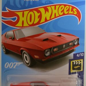 Hot Wheels Compatible ’71 Mustang Mach 1 Red 2018 HW Screen Time Series 1:64 Scale Collectible Die Cast Model Car