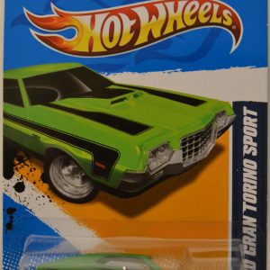 ’72 Ford Grand Torino Sport Green #117/247 Hot Wheels HW Muscle Mania – Ford ’12 Series 1:64 Scale Collectible Die Cast Model Car