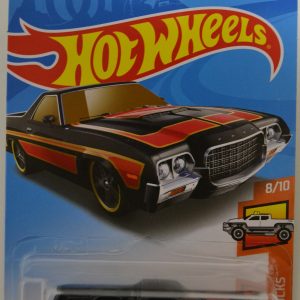 ’72 Ford Ranchero Black Hot Wheels 2018 HW Hot Trucks Series 1:64 Scale Collectible Die Cast Model Car