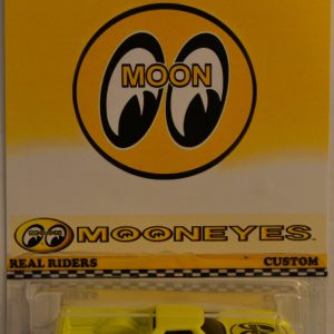 Hot Wheels ’72 Ford Ranchero Yellow Custom-Made Real Rider Rubber Wheels Mooneyes Series 1:64 Scale Collectible Die Cast Model Car