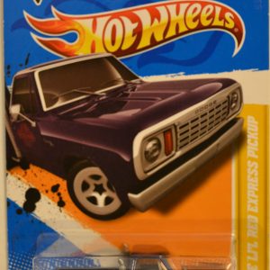 Hot Wheels ’76 Dodge Li’l Red Express Pickup Purple 34/247 HW 2012 New Models Series 1:64 Scale Collectible Die Cast Model Car
