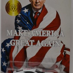 Hot Wheels ’77 Aston Martin One White Custom-Made with Real Rider Rubber Wheels Limited Edition Make America Great Again Series 1:64 Scale Collectible Die Cast Model Car.