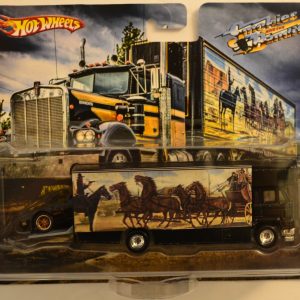 Hot Wheels   ’77 Pontiac Firebird T/A & Fleet Flyer FLF60 Custom-Made Real Rider Rubber Wheels Smokies Bandits Series 1:64 Scale Collectible Die Cast Model Car