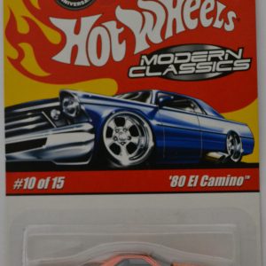 Hot Wheels Orange ’80 El Camino #10 Modern Classic 1:64 Scale  Die Cast Model Car