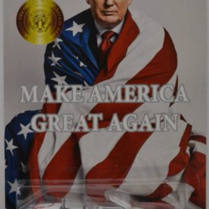 Hot Wheels Compatible ’82 Chelby Cobra White Custom-Made with Real Rider Rubber Wheels Limited Edition Make America Great Again Series 1:64 Scale Collectible Die Cast Model Car.