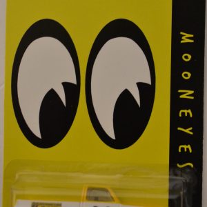 Hot Wheels Compatible ’83 Chevy Silverado White-Yellow Custom-Made Limited Edition MooNeyes Series 1:64 Scale Collectible Die Cast Model Car