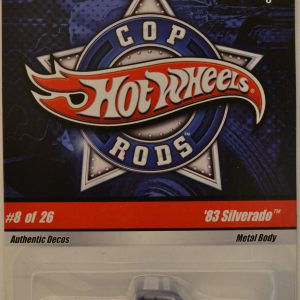 ’83 Silverado Cop Rods White #8 Hot Wheels 1:64 Scale Collectible Die Cast Model Car