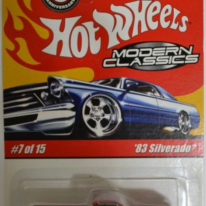 83 Silverado Red with White Line #7 Special Paint Hot Wheels HW Modern Classic Series 1:64 Scale Collectible Die Cast Model Car