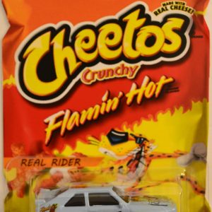 Hot Wheels Compatible ’84 Audi Sport Quattro Blue Custom-Made Real Rider Rubber Wheels Cheetos Crunchy Series 1:64 Scale Collectible Die Cast Model Car