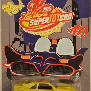 Hot Wheels ’84 Mustang SVO Gold Custom-Made with Red Line Real Rider Rubber Wheels Limited Edition 2015 Las Vegas Super Toy Convention 1:64 Scale Collectible Die Cast Model Car