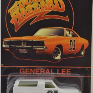 85 Ford Bronco 01 White Custom-Made Hot Wheels with Real Rider Rubber Wheels Limited Edition ‘The Dukes of Hazzard General Lee’ Series 1:64 Scale Collectible Die Cast Model Car.