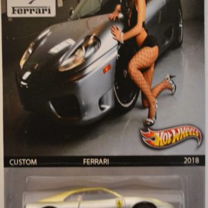 Hot Wheels ’89 Ferrari 348 TB Gold Silver Custom-Made with Real Rider Rubber Wheels Limited Edition Ferrari Series 1:64 Scale Collectible Die Cast Model Car