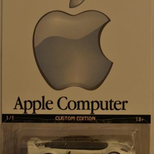 Hot Wheels ’90 Acura NSX White Custom-Made White Real Rider Rubber Wheels Apple Computer Edition Series 1:64 Scale Collectible Die Cast Model Car