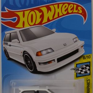 Hot Wheels 2019 Hw Speed Graphics 8/10 – ’90 Honda Civic EF (White)