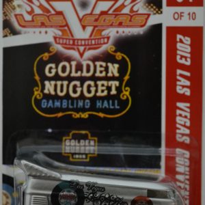 ’95 Volkswagen Bus Custom-Made Hot Wheels Redline Real Rider Rubber Wheels Limited Edition 2013 Las Vegas Convention Golden Nugget Series 1:64 Scale Collectible Die Cast Model Car.