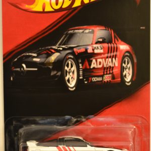 Hot Wheels Compatible ’96 Nissan 180SX Type X White Custom-Made Real Rider Rubber Wheels Advan Racing Edition Series 1:64 Scale Collectible Die Cast Model Car