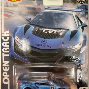 Hot Wheels Acura NSX GT3 #4/5 Premium 2019 Real Riders Pop Culture Open Track Series 1:64 Scale Collectible Die Cast Model Car
