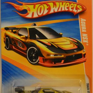 Acura NSX Gold #02 Hot Wheels HW 2010 Track Stars Series 1:64 Scale Collectible Die Cast Model Car