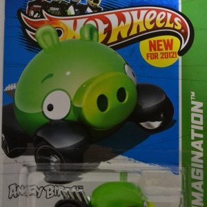 Green Angry Birds Minion Hot Wheels HW Imagination Series 1:64 Scale Collectible Die Cast Model Car