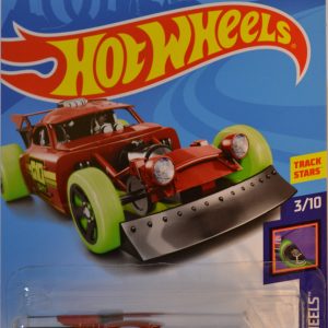 Red Aristo Rat Hot Wheels HW Glow Wheels Series 1:64 Scale Collectable Die Cast Model Car #3/10