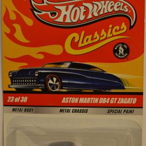Hot Wheels Aston Martin DB4 GT Zagato Blue 23 of 30 Special Paint HW Classics Series 5 1:64 Scale Collectible Die Cast Model Car