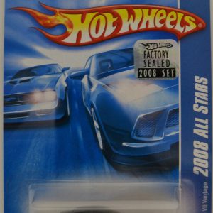 Aston Martin V8 Vantage Black Hot Wheels HW Factory Sealed 2008 Set 1:64 Scale Collectible Die Cast Model Car