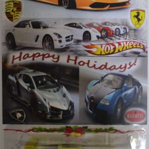 Aston Martin Vantage GT3 #01 Custom-Made Hot Wheels with Real Rider Rubber Wheels Limited Edition Holiday Exotic Cars 2015 Series 1:64 Scale Collectible Die Cast Model Car.