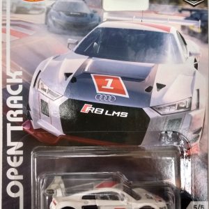 Hot Wheels Audi R8 LMS #5/5 Premium 2019 Real Riders Pop Culture Open Track Series 1:64 Scale Collectible Die Cast Model Car