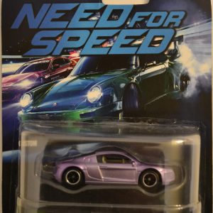 Hot Wheels Audi R8 Purple Custom-Made Retro with Real Rider Rubber Wheels Special Edition Need for Speed Series 1:64 Scale Collectible Die Cast Model Car