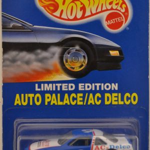 Auto Palace/AC Delco Blue White Hot Wheels 1:64 Scale Collectible Die Cast Model Car